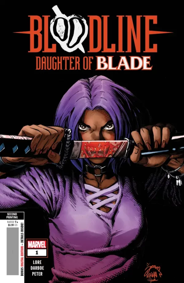 Bloodline Daughter of Blade #1 (2nd Ptg Stegman Variant)