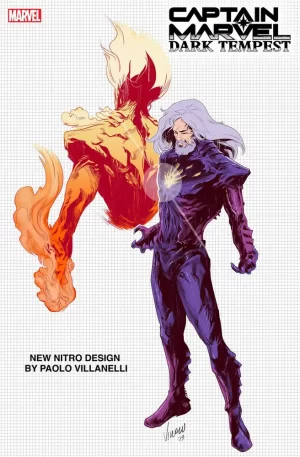 Captain Marvel Dark Tempest #2 (of 5) (Retailer 10 Copy Incentive Variant) Design Va