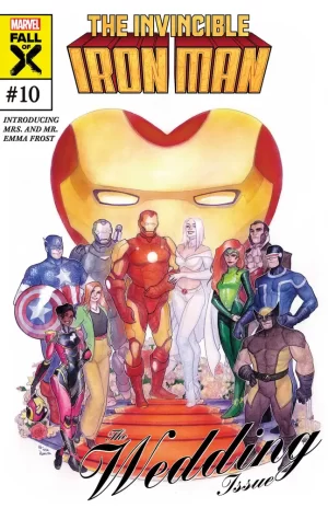 Invincible Iron Man #10 ((Retailer 50 Copy Incentive Variant) Hetrick Homage B Variant)