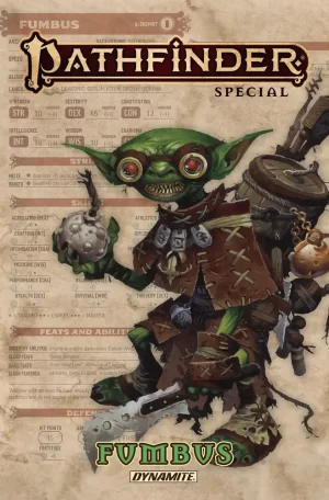 Pathfinder Fumbus Character Sheet Cover