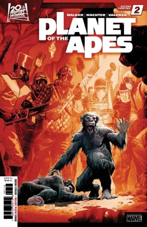 Planet of the Apes #2 (2nd Ptg Cassara Variant)