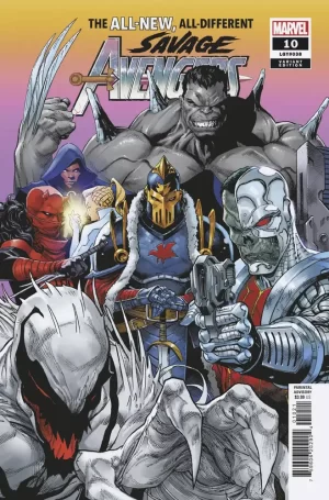 Savage Avengers #10 (Shaw Variant)