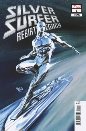 Silver Surfer Rebirth Legacy #1 ((Retailer 25 Copy Incentive Variant) Ryan Brown Variant)