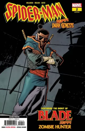 Spider-Man 2099 Dark Genesis #2 (of 5) (2nd Ptg Mason Variant)