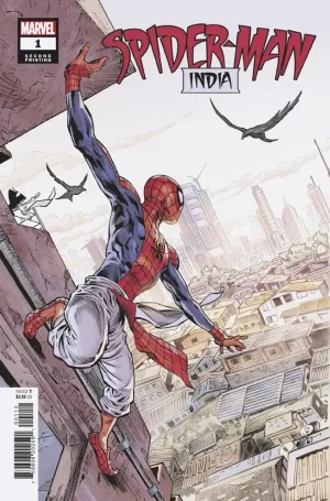 Spider-Man India #1 (of 4) (2nd Ptg Abhishek Malsuni Variant)