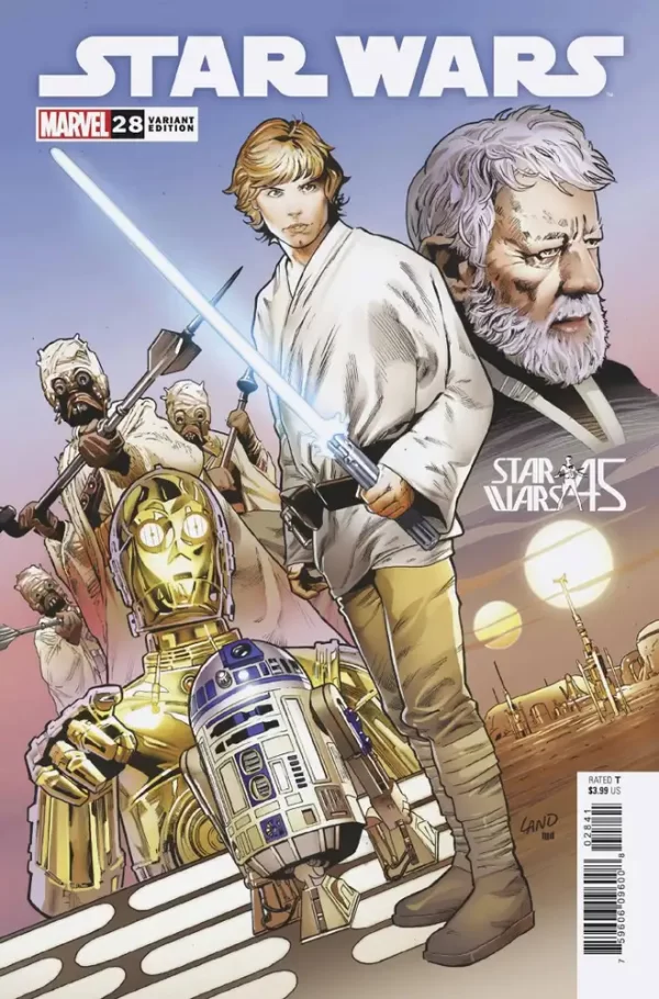 Star Wars #28 (Land New Hope 45th Anniversary Variant)