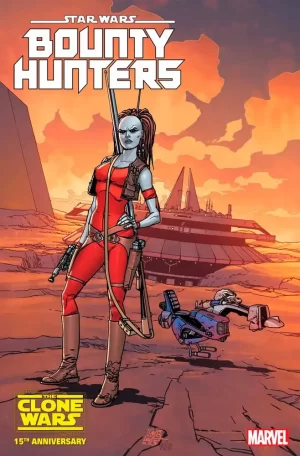 Star Wars Bounty Hunters #37 (Aurra Sing 15th Anniv Variant)