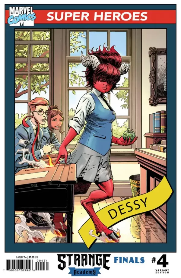 Strange Academy Finals #4 (Weaver Trading Card Variant)