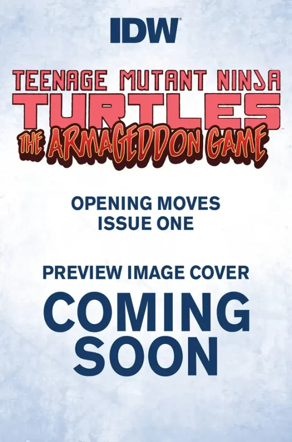 Teenage Mutant Ninja Turtles Armageddon Game Opening Moves #1 (Cover B - 10 Copy Variant)