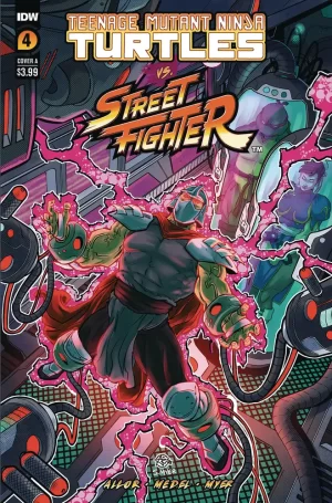 Teenage Mutant Ninja Turtles vs. Street Fighter #4 (of 5) (Cover A - Medel)