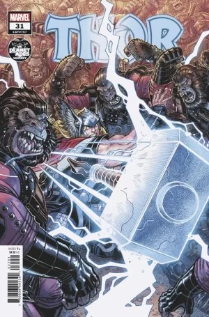 Thor #31 (Bradshaw Planet of Apes Variant)