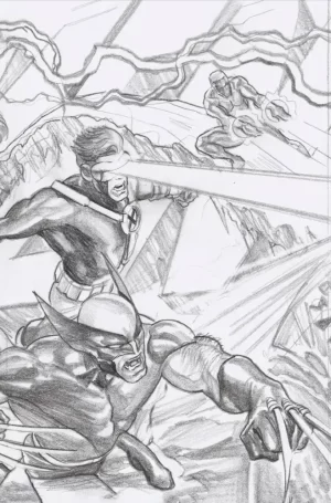 Uncanny Avengers #1 (of 5) Alex Ross Virgin Sketch Connectin