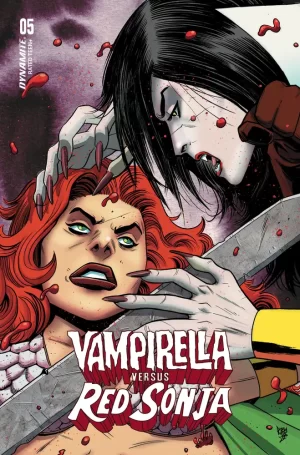 Vampirella vs Red Sonja #5 (Cover D - Moss)