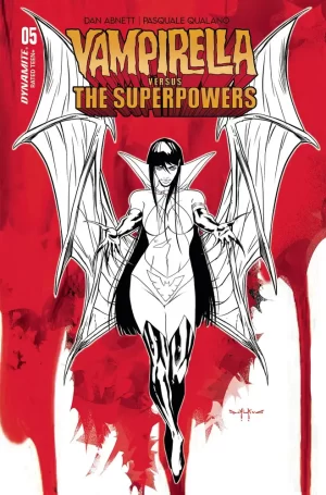 Vampirella vs Superpowers #5 (Cover H - (Retailer 10 Copy Incentive Variant) Qualano Line)