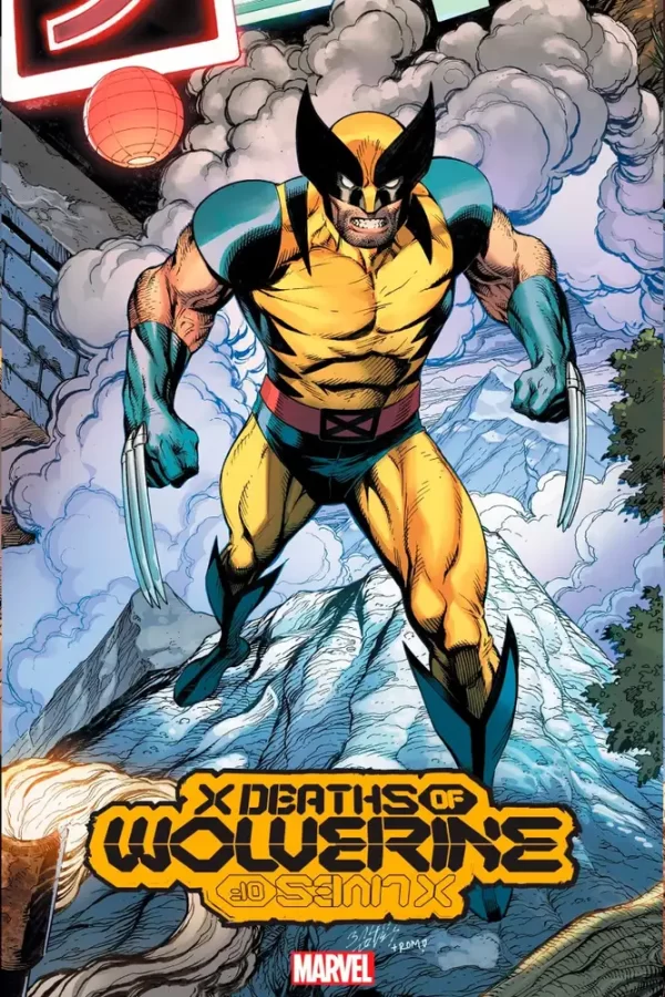 X Deaths of Wolverine #4 (Bagley Trading Card Variant)