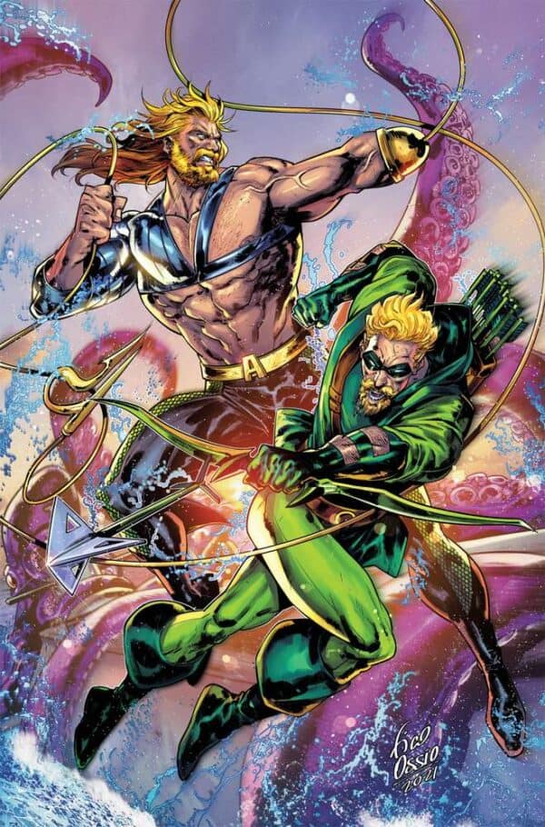 Aquaman Green Arrow Deep Target #6 (of 7) (Cover B - Fico Ossio Card Stock Variant)