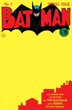 Batman #1 (Facsimile Edition (Cover C - Blank Variant))