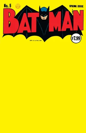 Batman #5 (Facsimile Edition (Cover C - Blank Card Stock Variant))