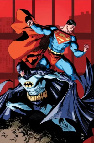Batman Superman Worlds Finest #15 (Cover B - Daniel Sampere & Bruno Redondo Card Stock Variant)