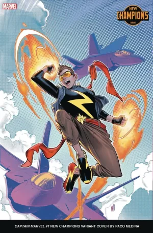 Captain Marvel #1 (Paco Medina New Champions Variant)