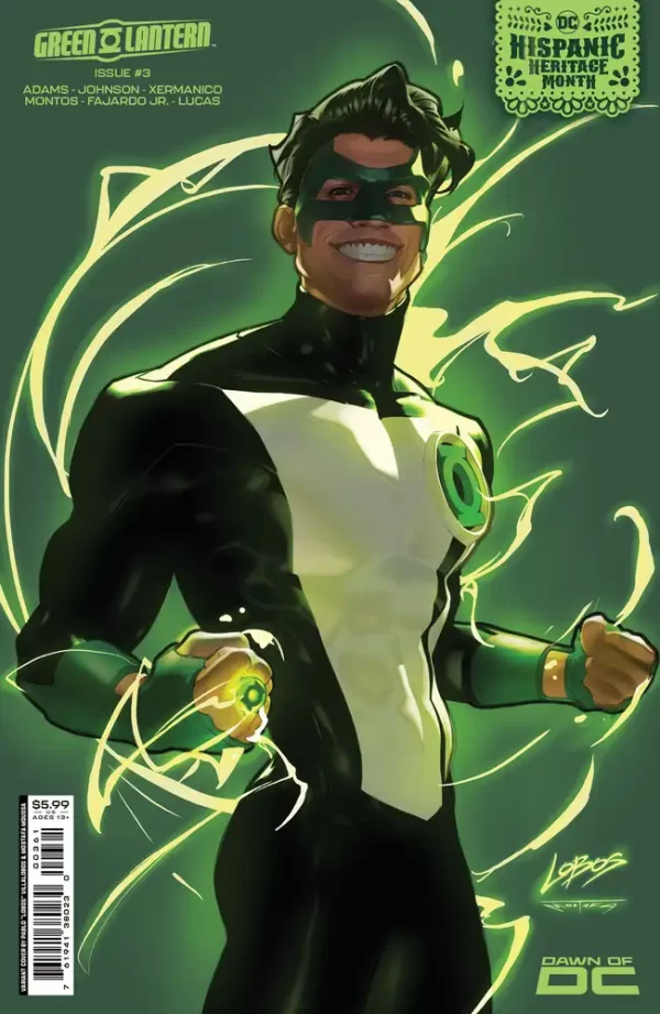 Green Lantern #3 (Cover D - Pablo Villalobos Hispanic Heritage Month Card Stock Variant)