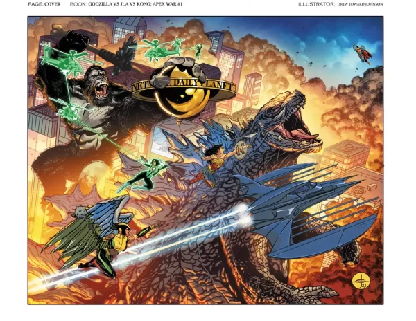 Justice League vs Godzilla vs Kong #1 (of 6) (Cover A - Drew Johnson)