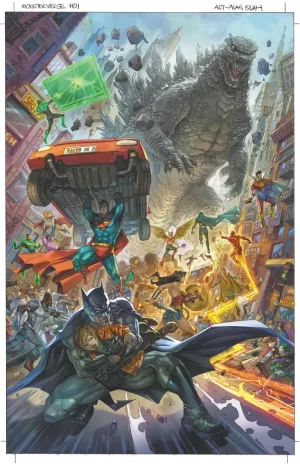 Justice League vs Godzilla vs Kong #1 (of 6) (Cover I - Inc 1:50 Alan Quah Card Stock Variant)