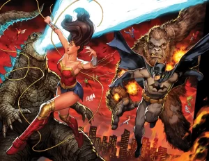 Justice League vs Godzilla vs Kong #2 (of 7) (Cover B - David Nakayama Connecting Card Stock Variant)