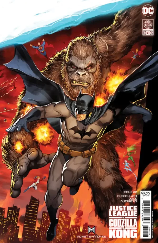 Justice League vs Godzilla vs Kong #2 (of 7) (Cover C - David Nakayama Connecting Card Stock Variant)