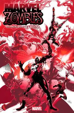 Marvel Zombies Black White Blood #1 ((Retailer 10 Copy Incentive Variant) Homage Variant)