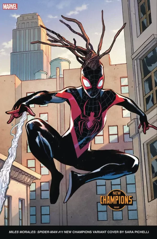 Miles Morales Spider-Man #11 (Sara Pichelli New Champions Variant)