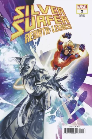 Silver Surfer Rebirth Legacy #2 ((Retailer 25 Copy Incentive Variant) Manhanini Variant)