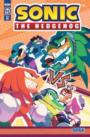 Sonic the Hedgehog #66 (Cover C - 10 Fourdraine)