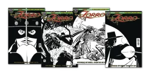 Zorro Swords of Hell #1-4 Toth Art Set