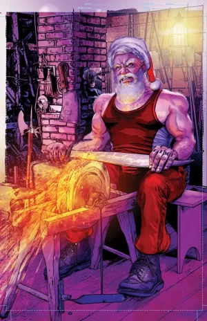 Batman Santa Claus Silent Knight #1 (of 4) (Cover E - Inc 1:25 Tony Shasteen Card Stock Variant)