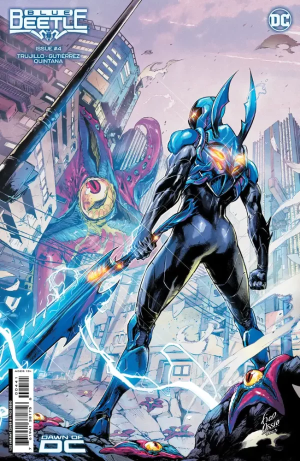 Blue Beetle #4 (Cover C - Inc 1:25 Fico Ossio Card Stock Variant)