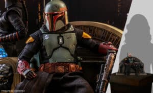 Boba Fett (Repaint Armor) and Throne Star Wars Sixth Scale Figure Set