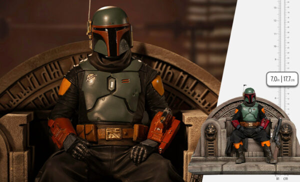 Boba Fett on Throne Deluxe Star Wars 1:10 Scale Statue