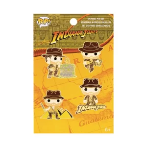Funko Lf Pin Indiana Jones Raiders 4pk Pin Set