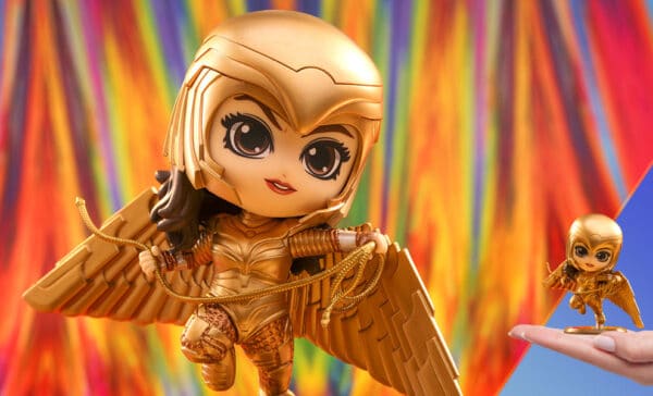 Golden Armor Wonder Woman (Flying Version) DC Comics Collectible Figure