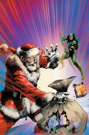 Green Arrow #7 (of 12) (Cover C - Trevor Hairsine Santa Card Stock Variant)