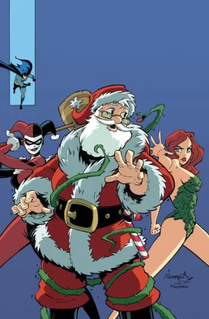 Harley Quinn #35 (Cover C - Jon Sommariva Santa Card Stock Variant)