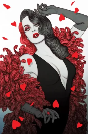 Harley Quinn Black White Redder #6 (of 6) (Cover A - Jenny Frison)