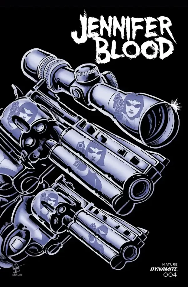 Jennifer Blood #4 (Cover L - FOC Bonus TMNT Homage Haeser Original)