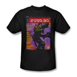 Judge Dredd Shirt 2000AD Black T-Shirt