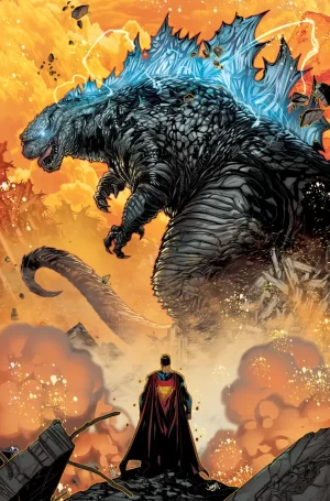 Justice League vs Godzilla vs Kong #3 (of 7) (Cover B - Jonboy Meyers Card Stock Variant)