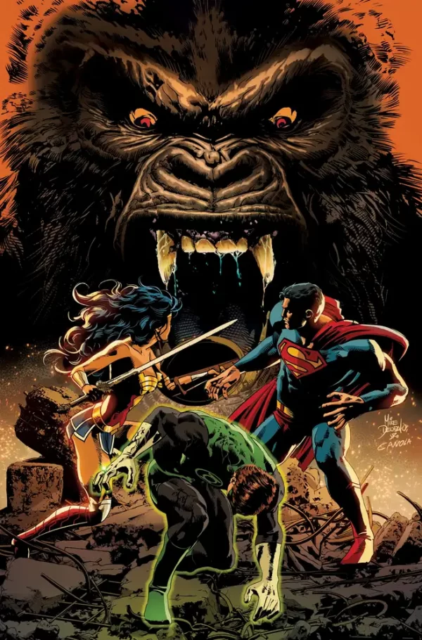 Justice League vs Godzilla vs Kong #3 (of 7) (Cover C - Mike Deodato Jr Card Stock Variant)