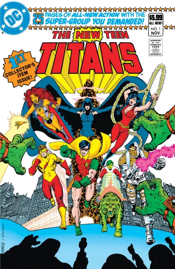 New Teen Titans #1 (Facsimile Edition (Cover B - George Perez & Dick Giordano Foil Variant))