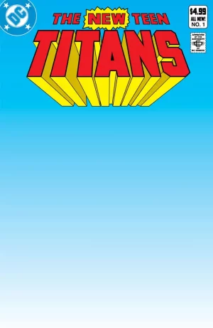 New Teen Titans #1 (Facsimile Edition (Cover C - Blank Card Stock Variant))