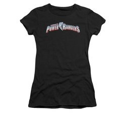 Power Rangers Shirt Juniors Saban's Rangers Black T-Shirt